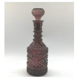AMETHYST GLASS DECANTER 1970S