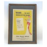 "MAME" STAGE PLAY POSTER