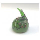 SPECIAL JOHN NYGREN, NC ARTIST GLASS FROG, GREEN