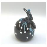 INCREDIBLE JOHN NYGREN NC ARTIST GLASS FROG, BLACK