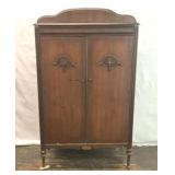 Antique mahogany wardrobe