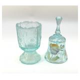 FENTON HAND PAINTED BELL, TOOTHPICK