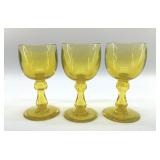 IMPERIAL GLASS OLD WILLIAMSBURG YELLOW GLASSWARE