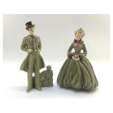 FLORENCE CERAMICS RAGTT AND SUE ELLEN FIGURINES