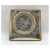 MID-CENTURY MODERN STANGL ASHTRAY 9"