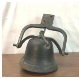 ANTIQUE CAST IRON FARM BELL