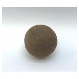 CIVIL WAR CANNONBALL FOUND IN NEAR CHARLESTON SC