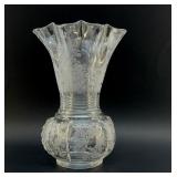 1940S NEW MARTINSVILLE ETCHED  VASE