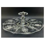 1940 HEISEY ORCHID CENTER HANDLE SERVER