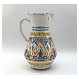 DE LA CAL PUENTE SPAIN DECORATED PITCHER