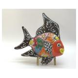 MEXICAN TALAVERA POTTERY FISH 9 "