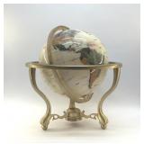 SPECTACULAR MOTHER OF PEARL GEMSTONE GLOBE