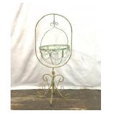 WROUGHT IRON GARDEN PLANTER  42"