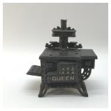 MINIATURE QUEEN, CAST-IRON STOVE 6"