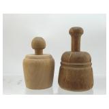 2 PETITE BUTTER MOLDS 3 INCHES