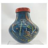 1970ï¿½s MURANO ROLLED RIM VASE 9"
