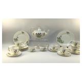 OAKLEY CHINA BERMUDIANA TEA SERVICE FOR 6