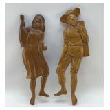 MID-CENTURY MODERN HARVESTER WALL PLAQUES
