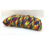 MULTI-COLORED AFGHAN BLANKET