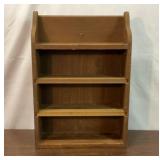 4 TIER WOODEN SPICE RACK WALL SHELF