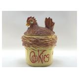 1950S MCCOY HEN ON A NEST COOKIE JAR