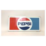 VTG PEPSI COLA METAL SIGN