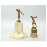 2 VTG WOMENï¿½S BOWLING TROPHIES