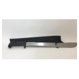 SAWBACK MACHETE AND SHEATH