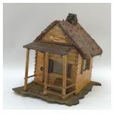 FOLK ART STICK LOG CABIN