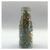 JAR OF OLD MARBLES 7.5"