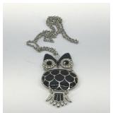 1960S OWL PENDANT NECKLACE