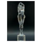 MURANO "TWO LOVERS" CRYSTAL FIGURINE 12ï¿½