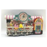 NEW HAVEN JUKEBOX 3D DINER CLOCK