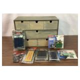 WOODEN MINI CHEST WITH SOLAR PANELS ELECTRIC TOOLS