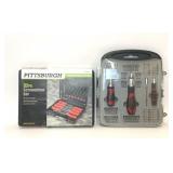 2 COMPLETE SCREWDRIVER SETS IN CASES