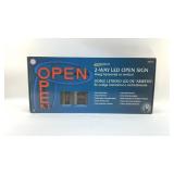 MYSTIGLO "OPEN" LED SIGN
