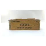 WOODEN NEESES COUNTRY SAUSAGE DELIVERY CRATE