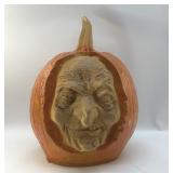 ARTIST CARVED WHICH FACED PUMPKIN