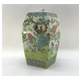 ASIAN ROOSTERS HIGHLY DECORATED JARDINIERE