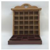 PAIR OF WHATNOT SHELVES 19"