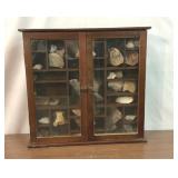 ROCK COLLECTION AND DISPLAY CASE