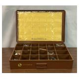 LAWSON METAL ORGANIZER FULL OF NUTS BOLTS