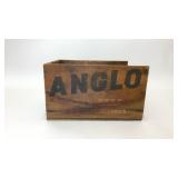 VTG ANGLO CORNED BEEF WOODEN CRATE