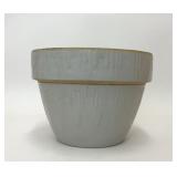 VTG FARMHOUSE WHITE STONEWARE MIXING BOWL