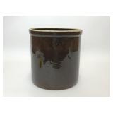 VTG BROWN STONEWARE CROCK