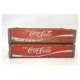 2 VTG WOODEN COCA-COLA BOTTLE CRATES