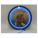 1998 CANADIAN MIST WHISKY NEON WALL CLOCK