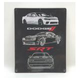 DODGE SRT METAL SIGN 15 X 12