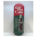 METAL COCA COLA SIGN 27'