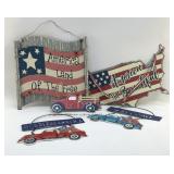 PATRIOTIC METAL SIGNS